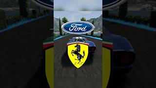 Ford Gt40 vs Ferrari F40 beamng ford gt40 vs ferrari f40 like share follow fyp [upl. by Quartus]