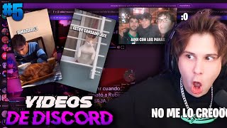 Rubius REACCIONA a VIDEOS de DISCORD [upl. by Tillfourd]