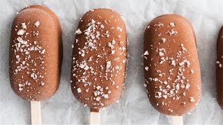 Chocolate Covered Ice Creams  faux Magnums  Homemade DIY Ice Creams on a Stick [upl. by Aicargatla835]