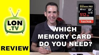 How to Choose a SD Card for Video on a Camera or Camcorder SDHC vs SDXC [upl. by Naldo26]