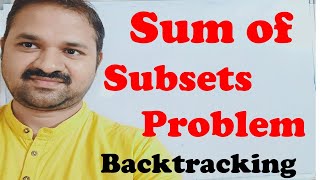 Sum of Subsets Problem using Backtracking  Design and Analysis of Algorithms  DAA [upl. by Brnaba37]