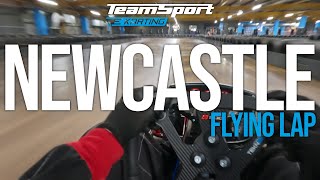 Flying Lap  TeamSport EKarting Newcastle [upl. by Nerraw]