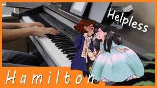 Helpless  Hamilton【Piano Karaoke Instrumental】 [upl. by Ilime]