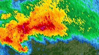 2019 Jay Oklahoma Supercell Radar Loop [upl. by Ricker574]