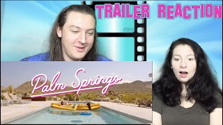 Palm Springs Trailer Reaction hulu PalmSprings TrailerReaction [upl. by Eimmit]