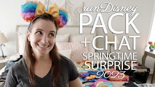 Pack amp Chat With Me  runDisney Springtime Surprise  2023 [upl. by Gona22]