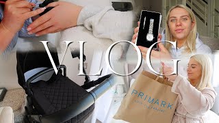 38 WEEKS PREGNANT VLOG  new purchases our pram amp a primark haul [upl. by Wilhelm992]