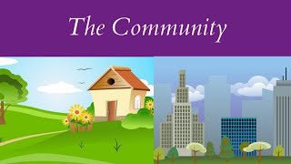 The Community  Rural and Urban Learn about the Community for Kids [upl. by Vano]