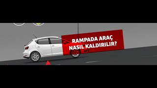 MANUEL VİTES ARAÇTA YOKUŞ RAMPADA GERİ KAYDIRMADAN NASIL ARAÇ KALDIRILIR [upl. by Kaltman]