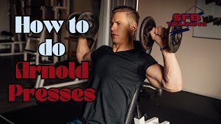 How to do Arnold Presses ReDo [upl. by Bora]