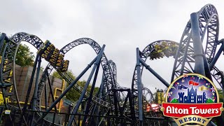 The Smiler  Alton Towers  4K OffRide [upl. by Tegan702]