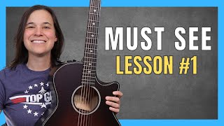 Guitar Fingerpicking for Beginners  MUST SEE First Lesson [upl. by Maurene]