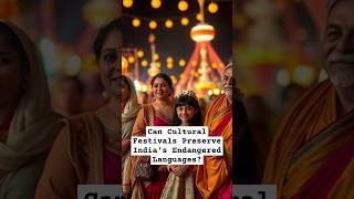 Can Cultural Festivals Preserve Indias Endangered Languages [upl. by Olia]