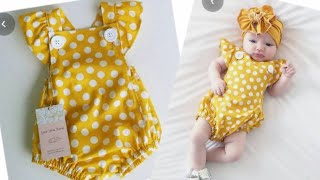 New Born Baby Dress CuttingStitching New Born Baby Romper CuttingStitching 02Month Baby Dress [upl. by Ecirehs]