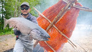 BEST CAMPFIRE SMOKED SALMON  Wow [upl. by Htide766]