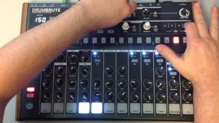 Broken Beats 6 Arturia Drumbrute Swing Glitch [upl. by Kcaj]