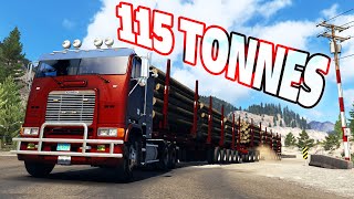 Ridiculously Heavy Haul  American Truck Simulator [upl. by Anika]