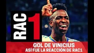 Así Narro RAC1 el gol de Vinicius Liverpool 0 Real Madrid 1 [upl. by Wolfgram]