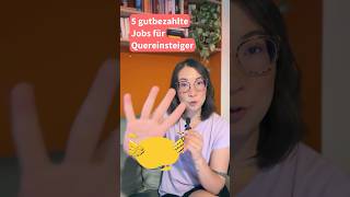 5 Jobs für Quereinsteiger mit viel Geld 🤑💼 jobs quereinsteiger politiker [upl. by Bael749]