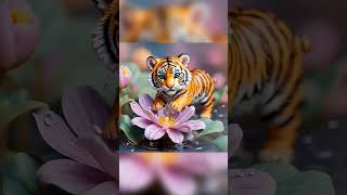 The gracefulness of a Tiger 🐅🌺 [upl. by Sikko]