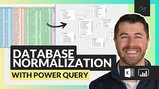 Database Normalization for Beginners  How to Normalize Data w Power Query full tutorial [upl. by Nyleahcim31]