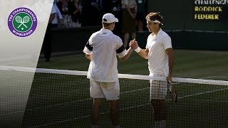 Roger Federer v Andy Roddick Wimbledon Final 2009 Extended Highlights [upl. by Pilif753]