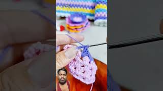 Simple crochet and knitting pattern tutorial crochet handmade crochetingcrochettutorial [upl. by Binnings]