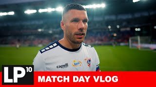 Match Day Vlog Lukas Podolski  Górnik Zabrze  Piast Gliwice 00 [upl. by Hpseoj]