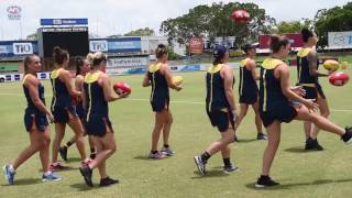 Crows Women Arrive in Darwin [upl. by Aserahs]