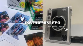 Instax Mini EVO TAGLISH 🇵🇭  Quick Unboxing  Features  Accessory 📸 [upl. by Zobkiw]