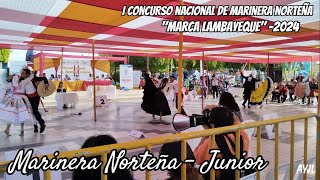 Marinera Norteña Junior Final I Concurso Nacional de Marinera Norteña Marca Lambayeque 2024 [upl. by Acemat]