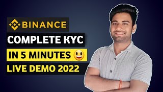 Binance kyc verification complete process  Binance Kyc kaise kare  Vishal Techzone [upl. by Naujuj]