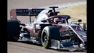 F1 2019  Kimi Raikkonen testing Alfa Romeo  Fiorano full lap [upl. by Tony]