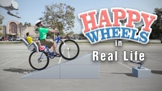 Live Action HAPPY WHEELS  Irresponsible Dad in Real Life [upl. by Iturk314]