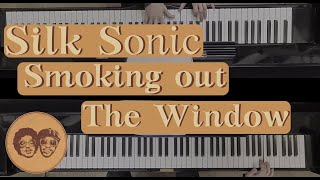 Silk Sonic Smoking Out The Window  Piano Cover Free Sheet Music [upl. by Stevana]