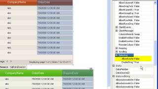 Drag and Drop in ASPNET AJAX Grid [upl. by Davy]