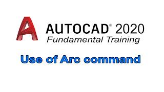 AutoCAD 2020  Fundamental Training  How to use AutoCAD Arc Command  Tagalog [upl. by Gwenni]