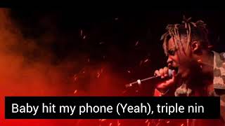 JUICE WRLD  Whats your name girl  official lyrics music video [upl. by Anirbed]