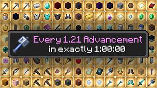 Minecraft 121 All Advancements TAS [upl. by Nonnaehr]