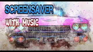 FREE screensaver car and lightpainting animation with music [upl. by Nasar]