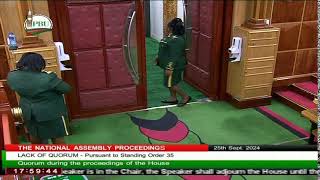 NATIONAL ASSEMBLY  WEDNESDAY 25TH SEPTEMBER 2024 AFTERNOON SESSION [upl. by Otrebmuh702]