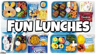 Fun SPRING School Lunch Ideas 🐰 NEW LUNCH BOXES [upl. by Ylatan27]