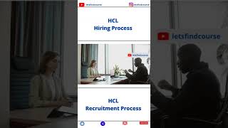 Updated HCL Hiring Process shorts [upl. by Victory766]