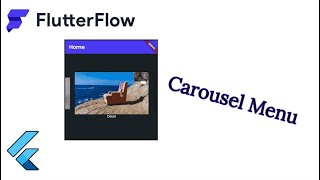 FlutterFlow Carousel Menu [upl. by Darrel]