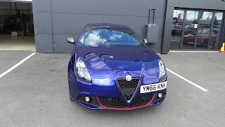 YM66KNK Alfa Romeo Giulietta 20 Jtdm2 175ps Speciale 5dr Tct Auto [upl. by Acinehs716]