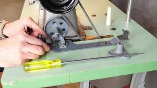 Install and Adjust a Bobbin Winder for an Industrial Sewing Machine [upl. by Ahsiyk]