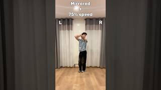 LE SSERAFIM 르세라핌 CRAZY Slow amp Mirrored Dance Tutorial shorts LESSERAFIMCRAZY Tutorial [upl. by Michele906]