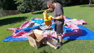 How to Setup a Commercial Grade Bounce House  Bounce Castle from Cloud 9 [upl. by Ahsenek]