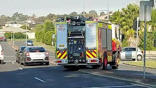 FRNSW Horningsea Park Pumper 007 responding [upl. by Acimahs]