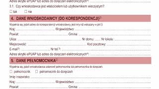 Złożenie wniosku o ustalenie lokalizacji inwestycji celu publicznego albo warunków zabudowy [upl. by Perseus]